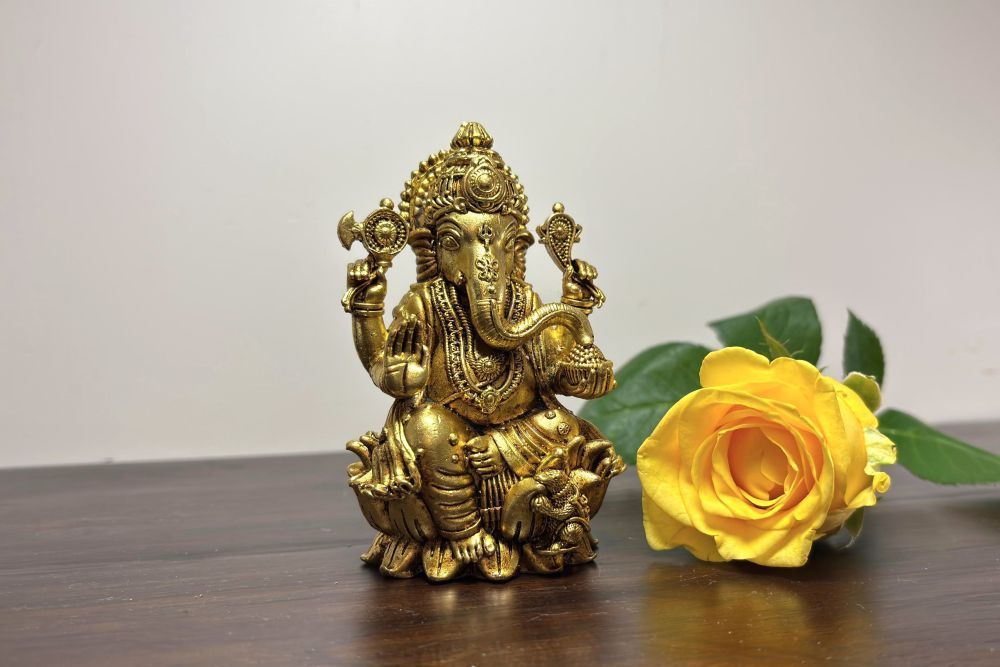 buy-traditional-ganesh-brass-murti-for-positive-energy-big-0