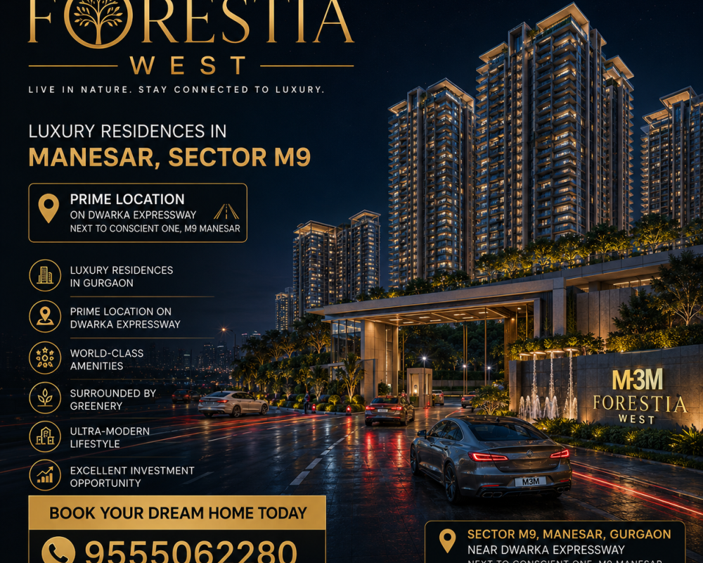 luxury-apartments-in-manesar-m3m-forestia-new-launch