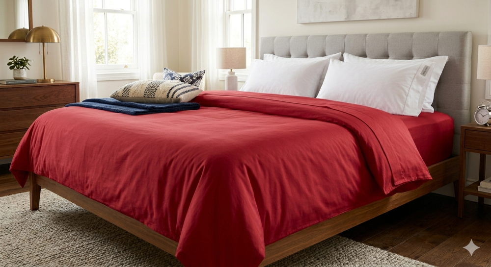 red-cotton-bedsheet-with-pillow-covers-245-gsm-pure-cotton-big-0