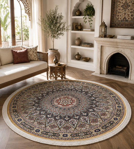 shop-stylish-round-rug-in-living-room-online-at-weave-and-design-big-0