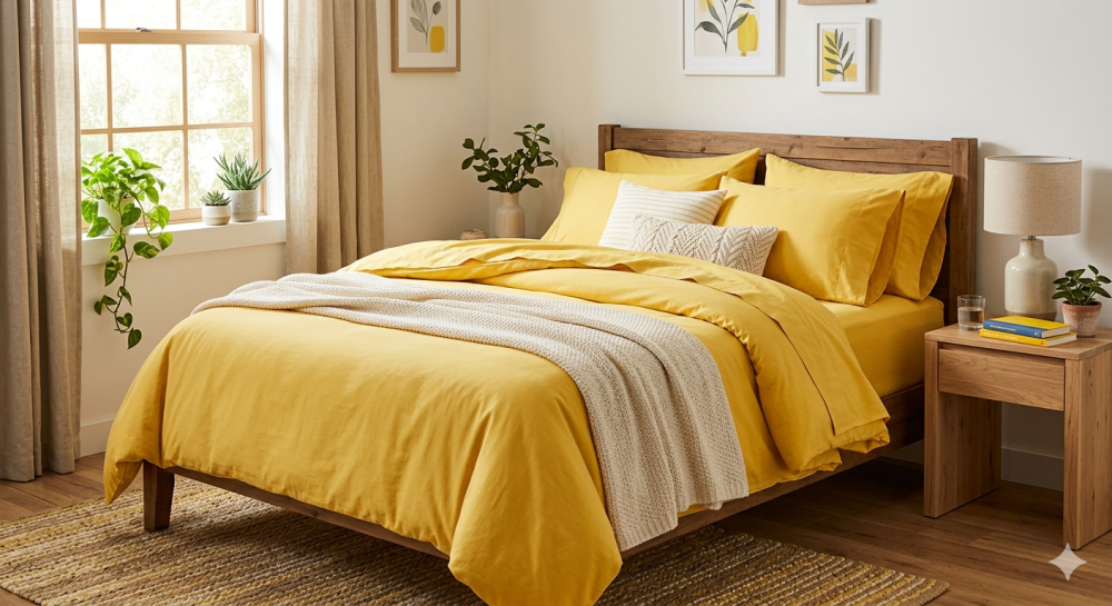 yellow-bedsheets-pure-cotton-245-gsm-handloom-big-0