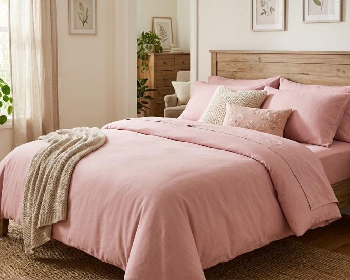 pink-bedsheets-pure-cotton-245-gsm-handloom-woven