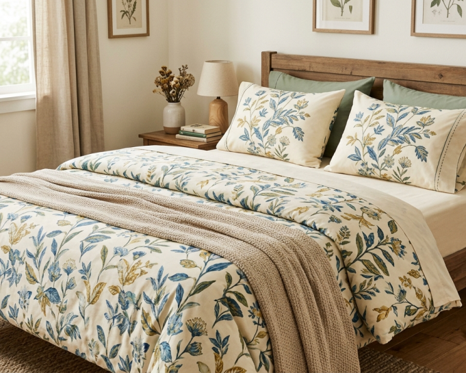 bedsheet-with-pillow-covers-245-gsm-pure-cotton-handloom-woven