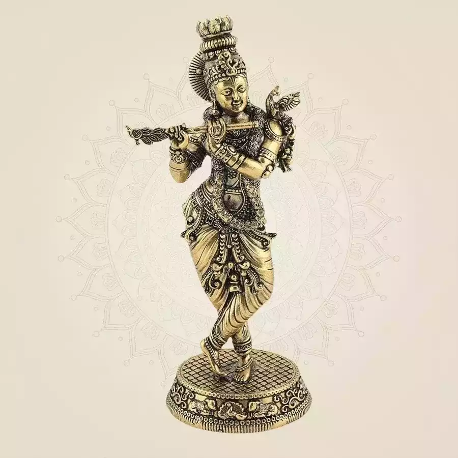 premium-brass-krishna-idol-for-home-temple-decor-big-0