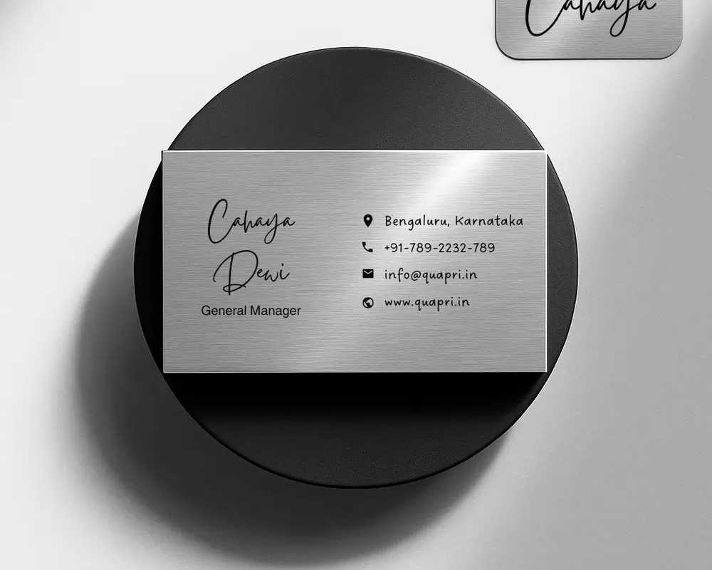 metallic-business-cards