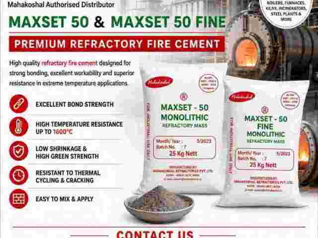 leading-supplier-of-maxset-50-refractory-mortar-in-india