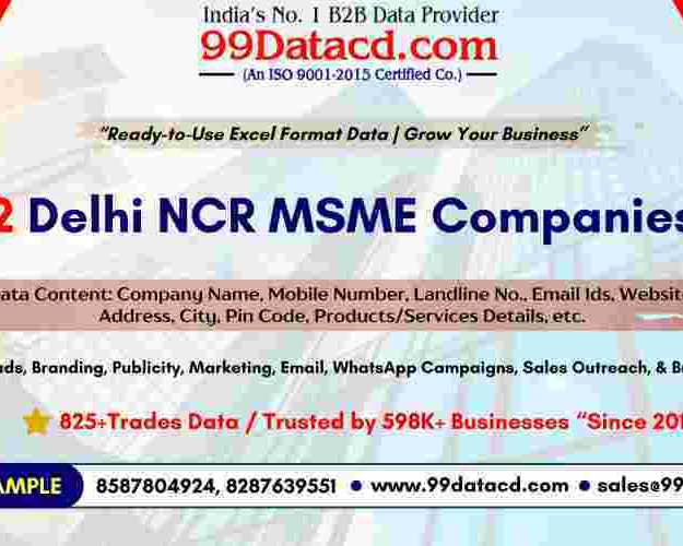 89492-delhi-ncr-msme-companies-database-with-mobile-numbers