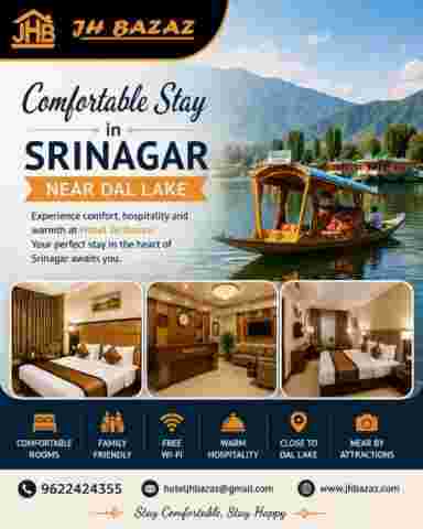 comfortable-stay-in-srinagar-near-dal-lake-best-hotel-in-srinagar-big-0