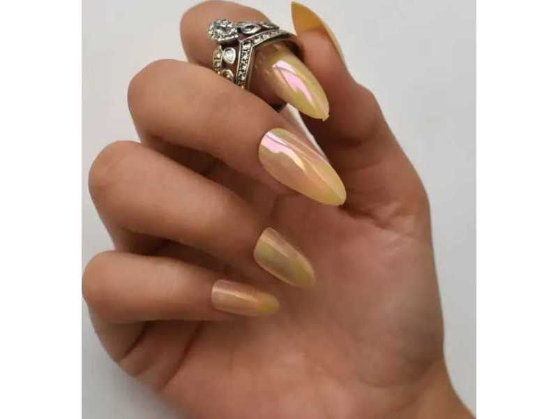 bijli-babe-press-on-nails-metallic-chrome-elegance-by-soulstruck-small-1