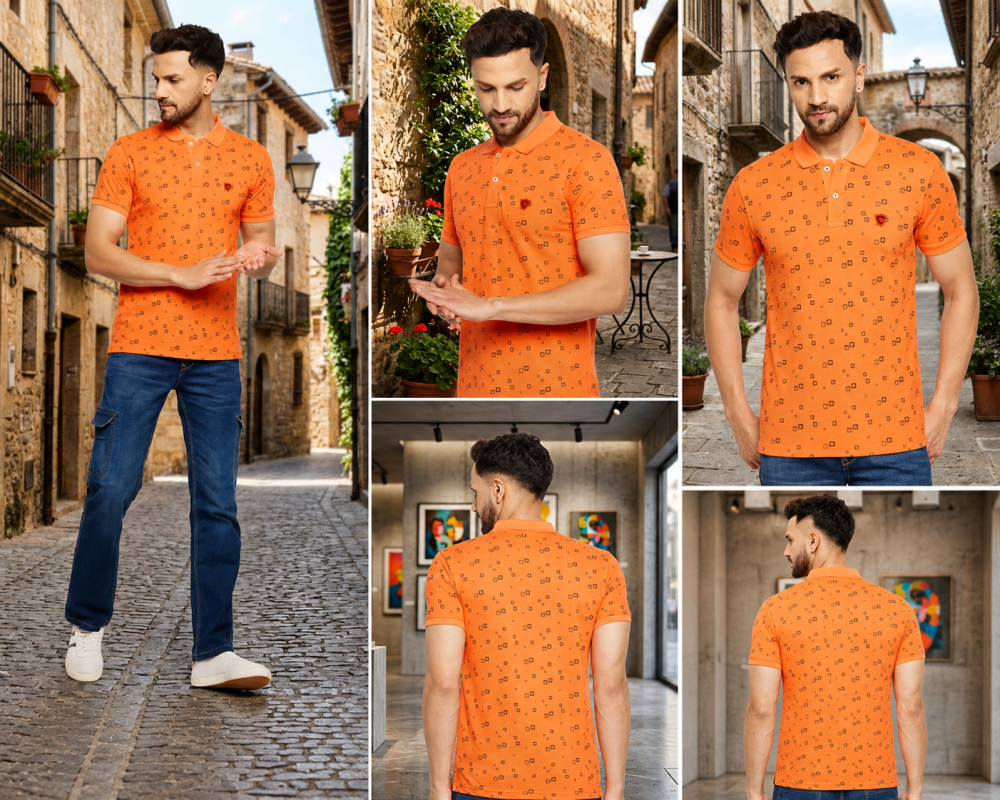 mens-orange-printed-polo-t-shirt-stylish-casual-t-shirt-for-men-big-0