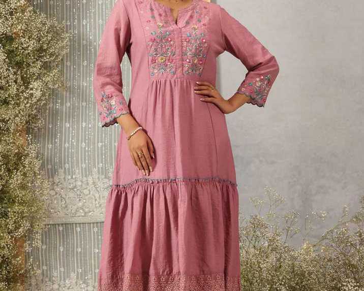 saraab-salmon-pink-embroidered-viscose-dress-for-women-lakshita-fashion