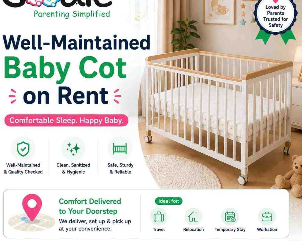 well-maintained-baby-cot-on-rent