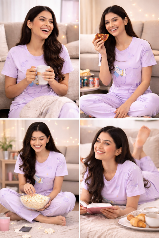 lavender-comfort-women-night-suit-soft-cotton-printed-nightwear-for-women-big-1