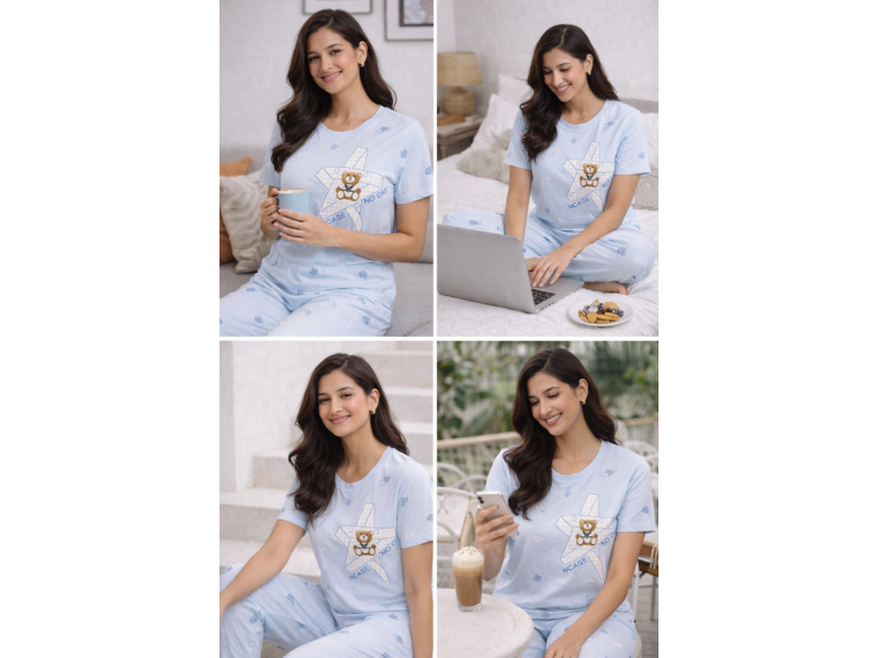 lavender-comfort-women-night-suit-soft-cotton-printed-nightwear-for-women-small-0