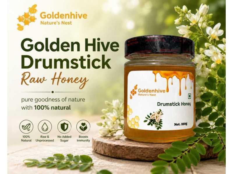 golden-hive-drumstick-raw-honey-pure-natural-superfood-for-healthy-living-small-0