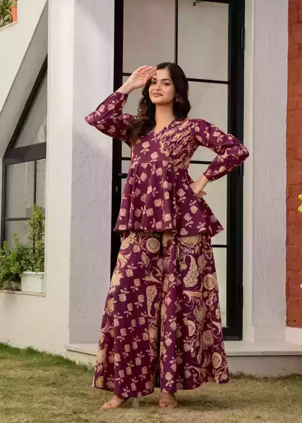 draksha-wine-printed-premium-cotton-co-ord-set-big-0
