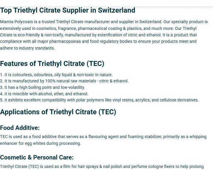 looking-for-triethyl-citrate-supplier-in-switzerland