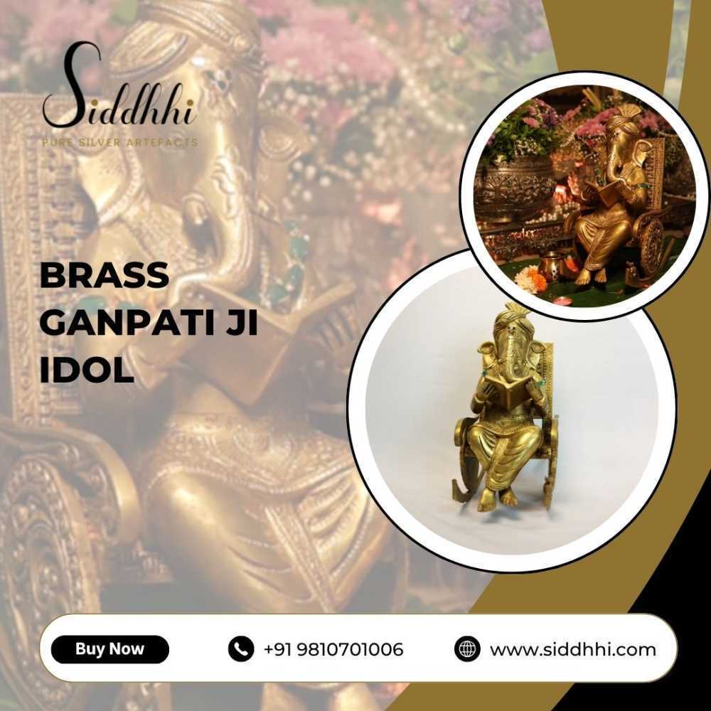 buy-brass-ganpati-ji-idol-online-for-home-pooja-siddhhi-arts-big-0