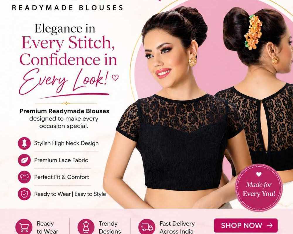 buy-high-neck-blouse-readymade-online-stylish-readymade-high-neck-blouse