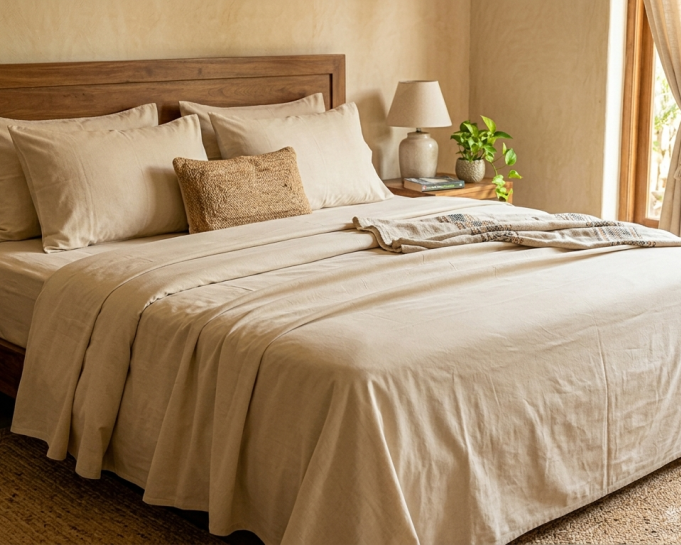king-size-cotton-sheets-90x108-inches-245-gsm-theindiglobal