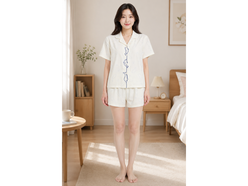 korean-women-short-set-soft-breathable-sleepwear-short-small-1