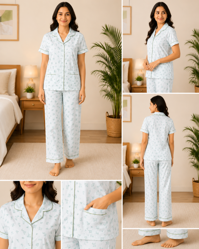 womens-white-heart-print-night-suit-set-soft-stylish-comfortable-big-1