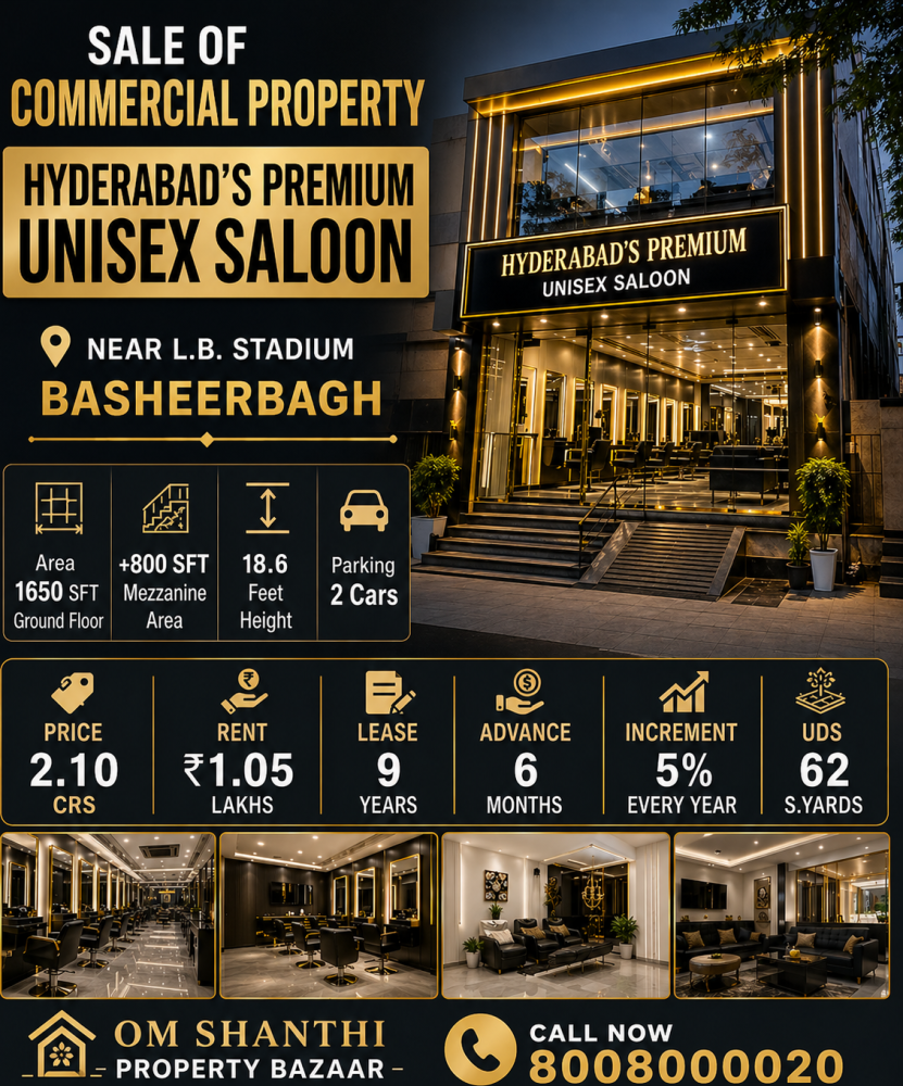 sale-of-commercial-property-with-hyderabads-premium-unisex-saloon-big-0