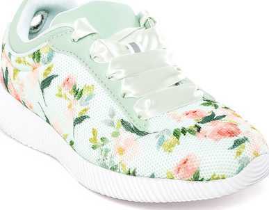 kazarmax-women-green-pink-floral-print-taining-shoes-big-0