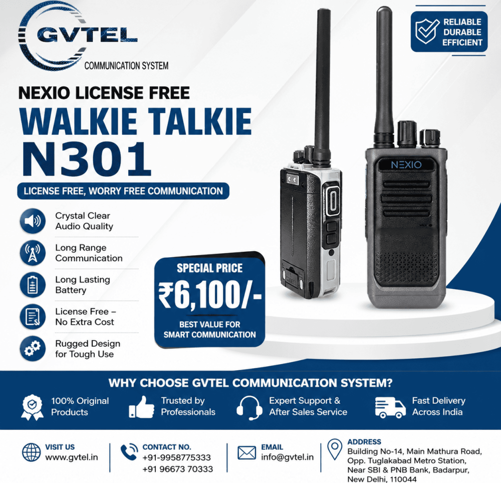 best-nexio-license-free-walkie-talkie-n301-sale-by-gvetl-big-0
