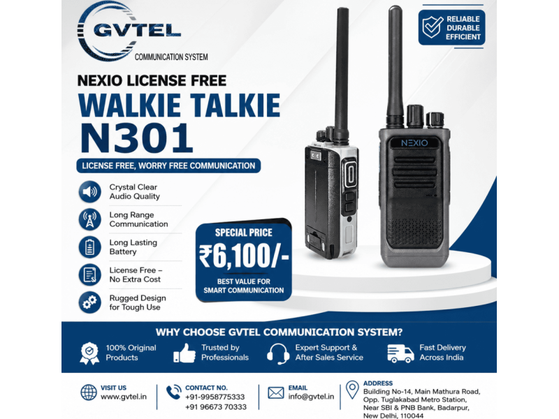 best-nexio-license-free-walkie-talkie-n301-sale-by-gvetl-small-0
