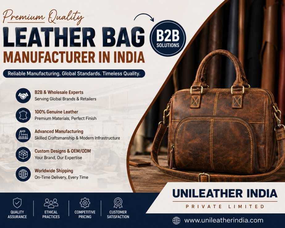 how-a-leather-bag-manufacturer-india-b2b-supports-private-label-brands