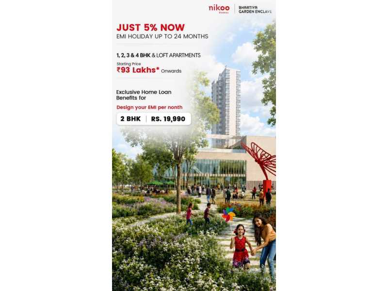 nikoo-homes-8-by-bhartiya-garden-enclave-luxury-apartments-small-0