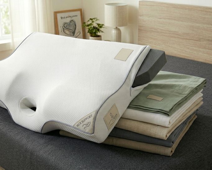 pillow-for-neck-pain-cotton-fill-proper-support-theindiglobal