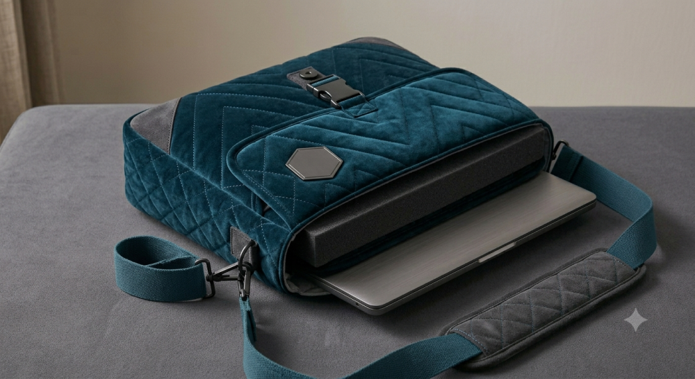 14-inch-laptop-sleeve-pure-cotton-padded-slim-theindiglobal-big-0