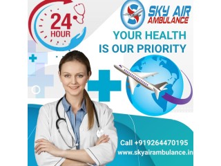 24/7 Safe Shifting in Jabalpur by Sky Air Ambulance Service