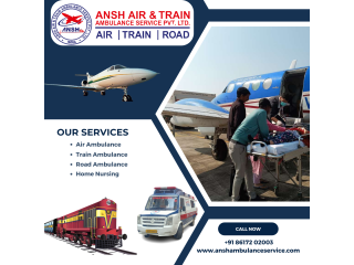 Ansh Train Ambulance Service in Guwahati – Advanced Medical Facilities Including ICU Setups