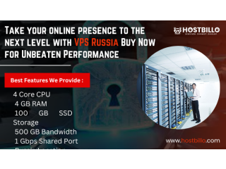 Take your online presence to the next level with VPS Russia Buy Now for Unbeaten Performance