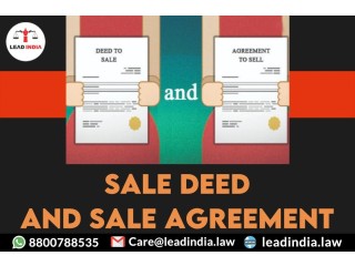 Lead india | leading law firm | sale deed and sale agreement