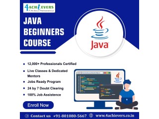 Learn the Top Java Beginners Course at 4achievers