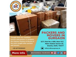 DTC Express Packers and Movers in Gurgaon, Book Now Today