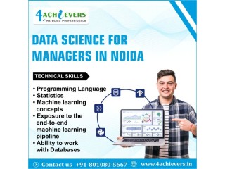 We offer the best data science for managers course in noida