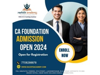 Optimizing CA Foundation Studies in Coimbatore A Tech-Driven Approach