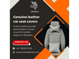 Genuine leather car seat covers