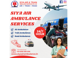 Siya Air Ambulance Service in Patna - Provides All the Latest Medical Equipment to the Patient