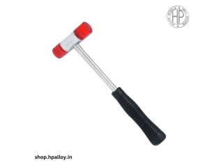 Soft faced hammer with handle
