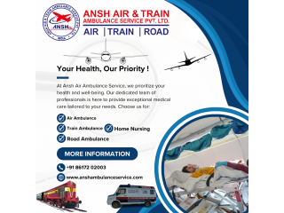 Ansh Train Ambulance Service in Ranchi – Along with Specialized Medical Team