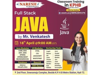 Best Full Stack Java Developer Training in Hyderabad 2024
