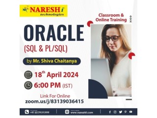 No 1 Oracle [SQL & PL/SQL] Training in Hyderabad 2024