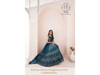 Diving into Blue Net Ethnic Fashion Trends - The Cutting Story