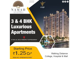 Vvip Namah | 3 Bhk Apartments | NH24, Ghaziabad